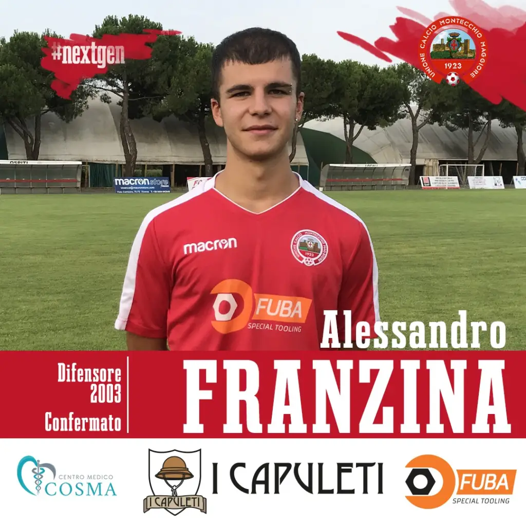 ALESSANDRO FRANZINA  CONFERMATO AL MONTECCHIO MAGGIORE