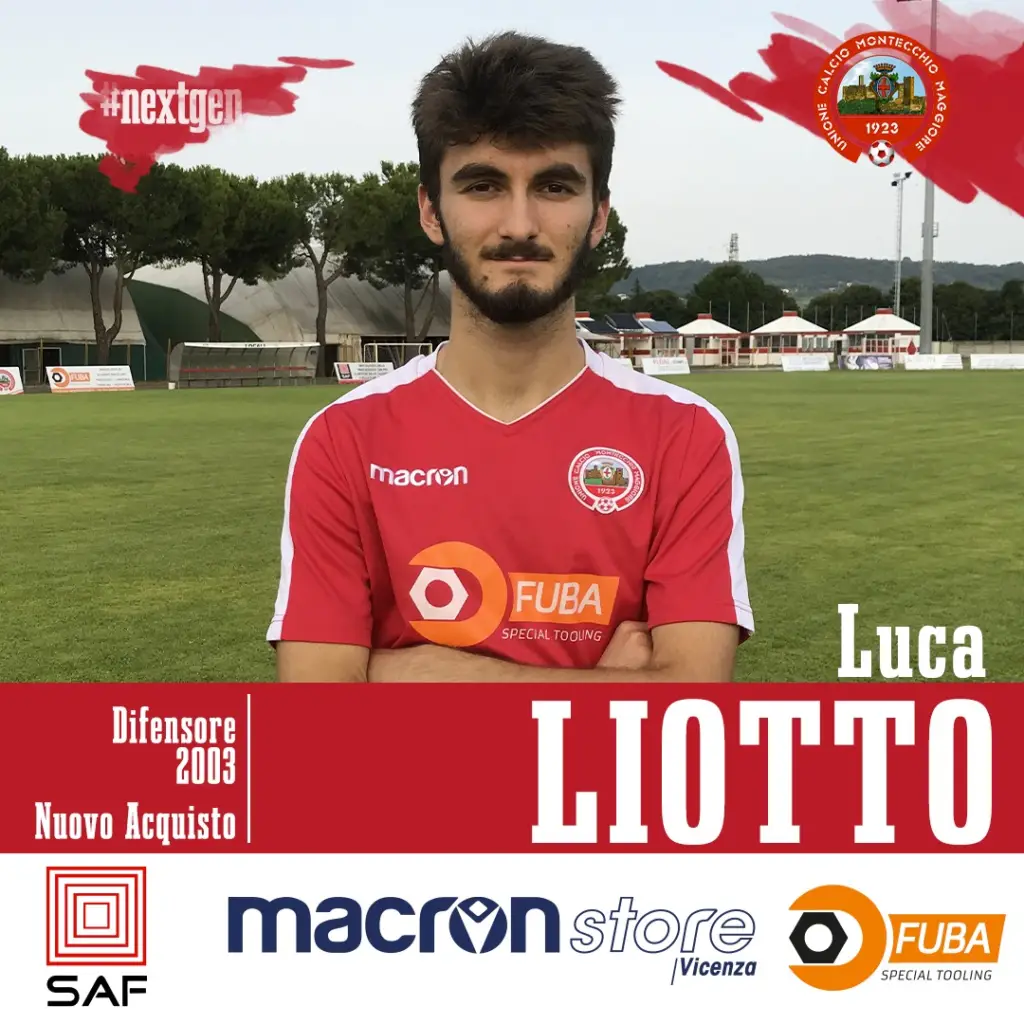 LUCA LIOTTO NUOVO ACQUISTO DEL MONTECCHIO MAGGIORE