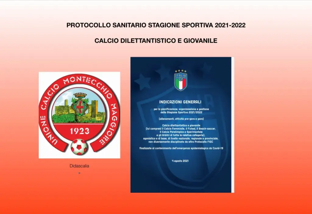 NUOVO PROTOCOLLO SANITARIO PER CAMPIONATI DILETTANTISTICI E GIOVANILI