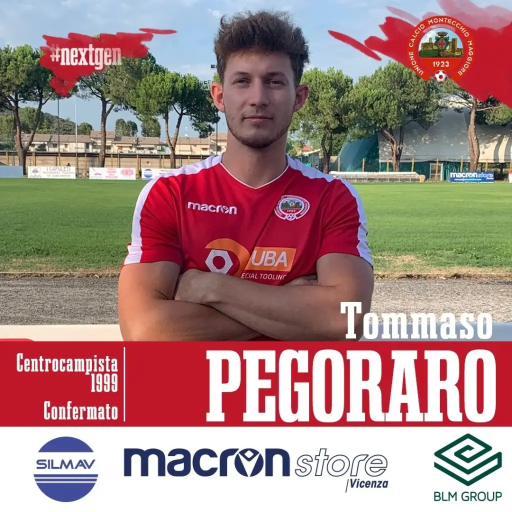 TOMMASO PEGORARO CONFERMATO AL MONTECCHIO MAGGIORE