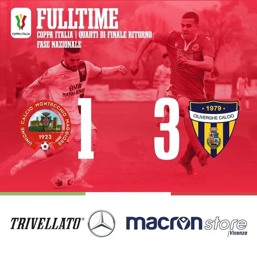 MONTECCHIO –  CILIVERGHE 1-3
