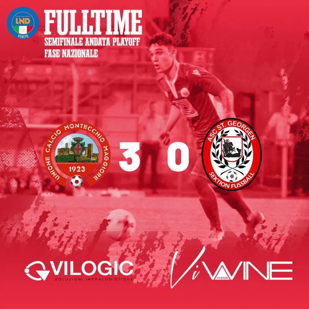 MONTECCHIO MAGGIORE-ST GEORGEN 3-0