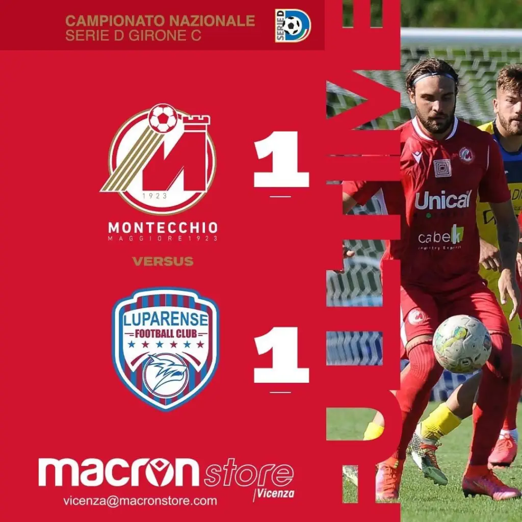 MONTECCHIO MAGGIORE –  LUPARENSE 1 -1