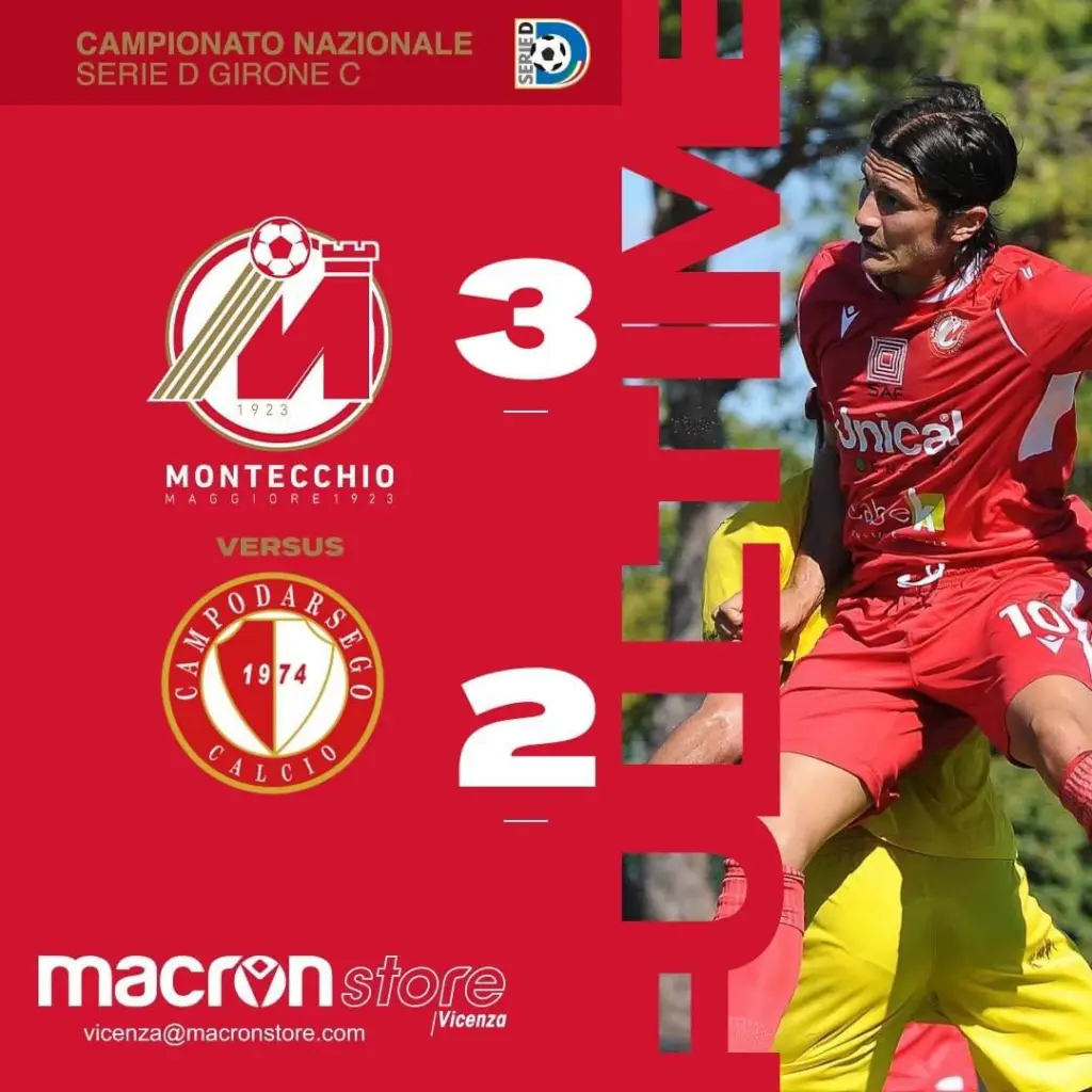 MONTECCHIO MAGGIORE – CAMPODARSEGO 3-2