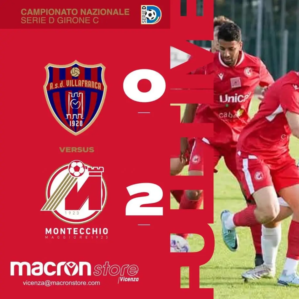 VILLAFRANCA – MONTECCHIO 0-2