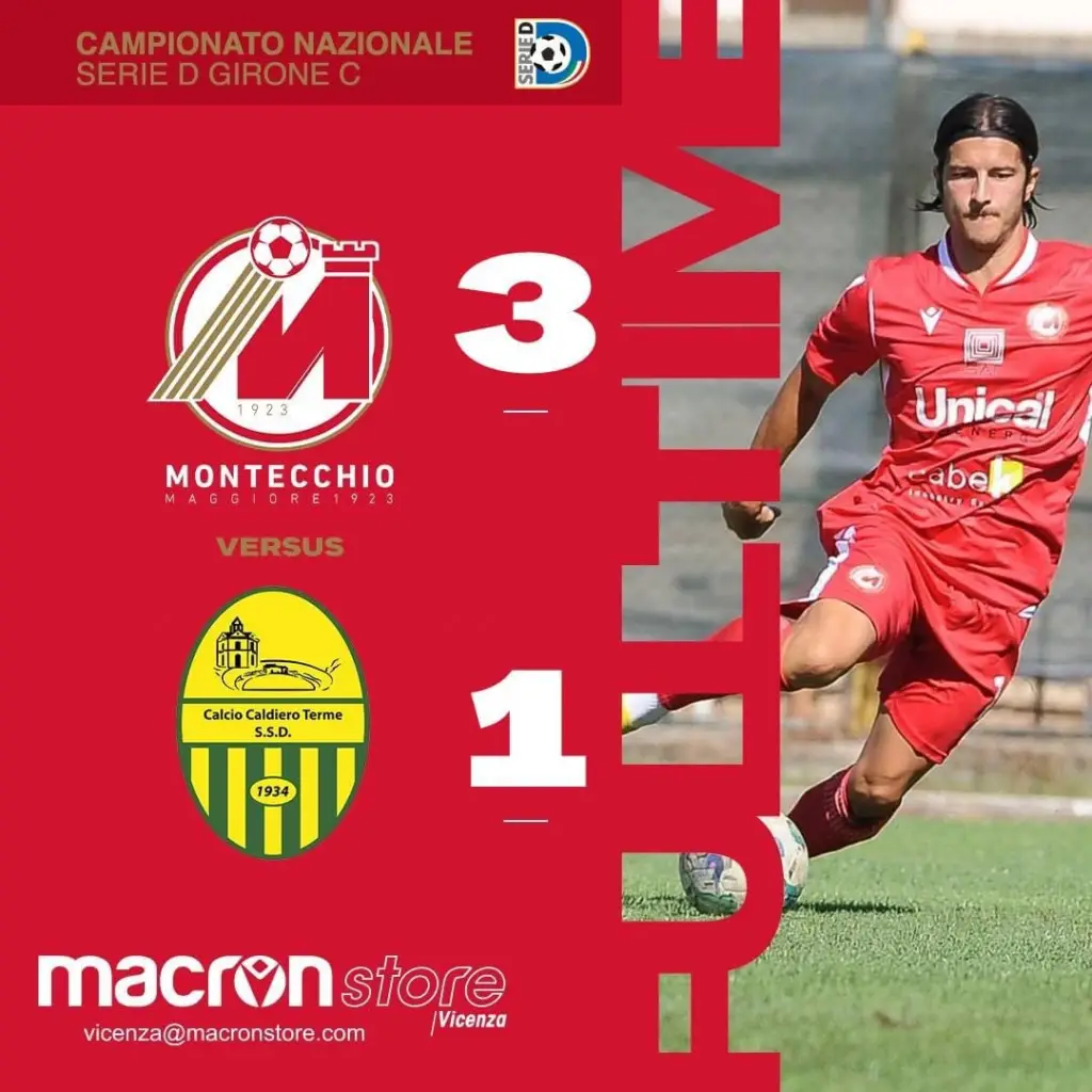 MONTECCHIO-CALDIERO TERME 3-1