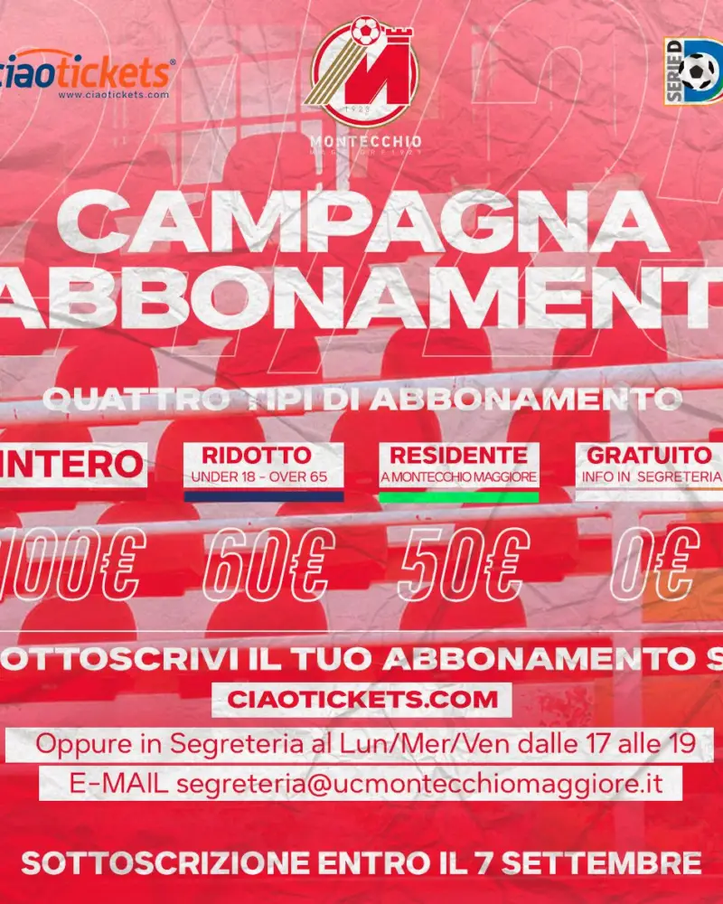 AL VIA LA CAMPAGNA ABBONAMENTI 2024-25