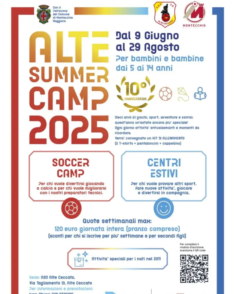 SUMMER CAMP ALTE CECCATO & MONTECCHIO MAGGIORE