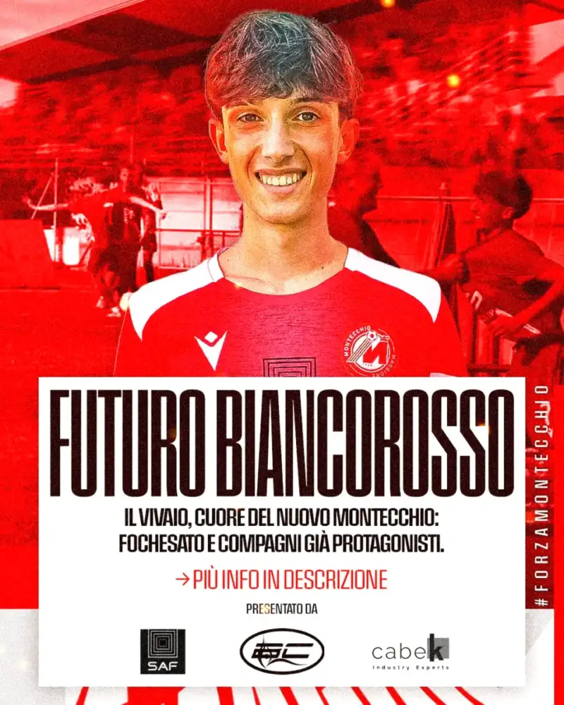 Futuro Biancorosso: il vivaio, cuore del nuovo Montecchio. Fochesato e compagni già protagonisti.