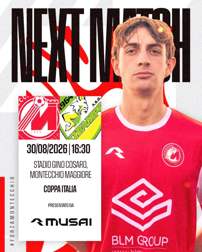 Coppa Italia, next match: Montecchio Maggiore – Chiampo