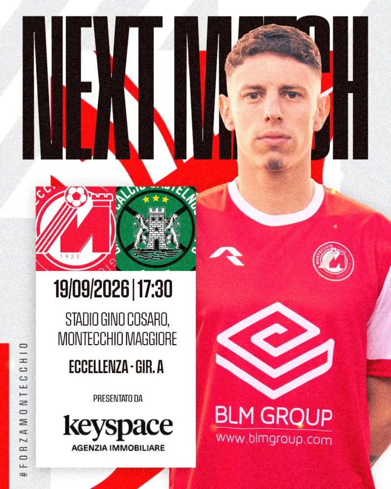 Next match: Montecchio Maggiore – Castelnuovo del Garda