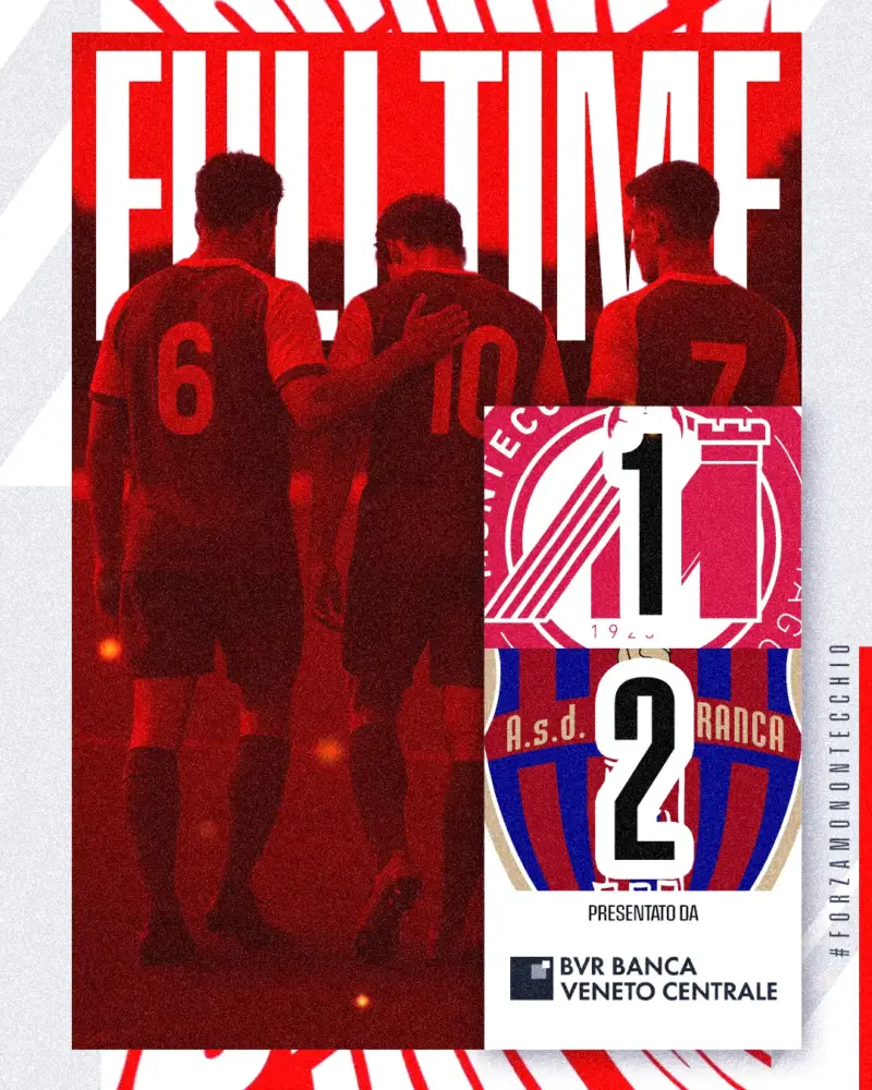 Coppa Italia, full time: Montecchio Maggiore 1-2 Villafranca Veronese