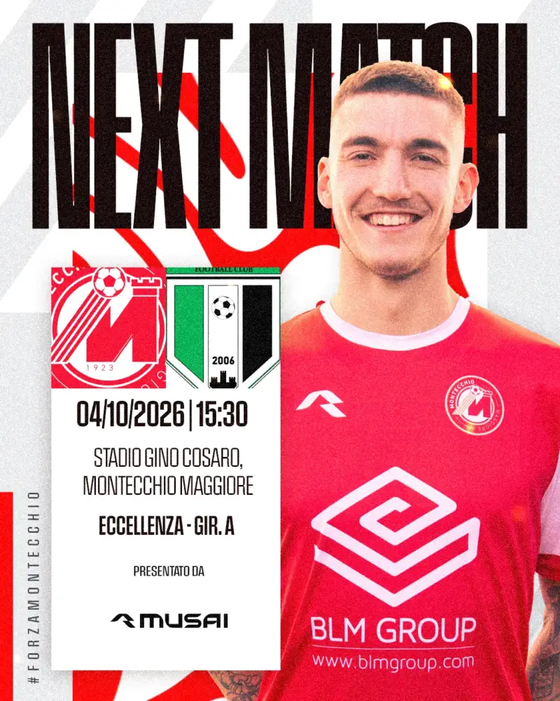 Next match: Montecchio Maggiore – Montorio